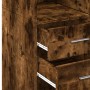 Aparador alto madera de ingeniería roble ahumado 70x42,5x185 cm de , Aparadores - Ref: Foro24-3281466, Precio: 162,50 €, Desc...