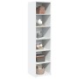 Aparador alto madera de ingeniería blanco 45x41x185 cm de , Aparadores - Ref: Foro24-3281673, Precio: 99,70 €, Descuento: %
