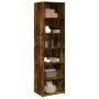 Aparador alto madera de ingeniería roble ahumado 50x41x185 cm de , Aparadores - Ref: Foro24-3281684, Precio: 97,28 €, Descuen...