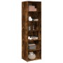Aparador alto madera de ingeniería roble ahumado 50x41x185 cm de , Aparadores - Ref: Foro24-3281684, Precio: 99,39 €, Descuen...