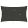 Toldo de vela gris antracita HDPE 160 g/m² 2x5 m de vidaXL, Sombrillas - Ref: Foro24-311066, Precio: 30,29 €, Descuento: %