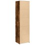 Aparador alto madera de ingeniería roble ahumado 50x41x185 cm de , Aparadores - Ref: Foro24-3281684, Precio: 99,39 €, Descuen...