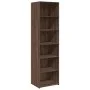 Aparador alto madera de ingeniería marrón roble 50x41x185 cm by , Sideboards - Ref: Foro24-3281686, Price: 101,33 €, Discount: %
