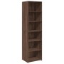 Aparador alto madera de ingeniería marrón roble 50x41x185 cm de , Aparadores - Ref: Foro24-3281686, Precio: 101,81 €, Descuen...