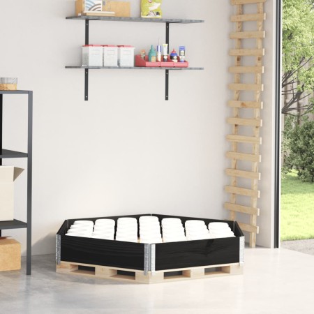 Arriate elevado hexagonal madera maciza pino negro 160x160 cm de , Maceteros y jardineras - Ref: Foro24-4010318, Precio: 60,8...