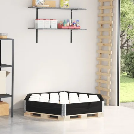 Arriate elevado hexagonal madera maciza pino negro 160x160 cm de , Maceteros y jardineras - Ref: Foro24-4010318, Precio: 52,4...