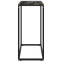 Mesa consola vidrio templado negro 60x35x75 cm en Mesas auxiliares | Comprar online en Foru.es