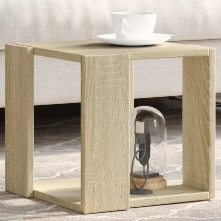 Mesa de centro madera de ingeniería roble Sonoma 32x32x30 cm de , Mesas de centro - Ref: Foro24-848145, Precio: 26,08 €, Desc...