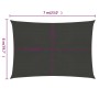 Toldo de vela antracita HDPE 160 g/m² 6x7 m de vidaXL, Sombrillas - Ref: Foro24-311084, Precio: 80,05 €, Descuento: %