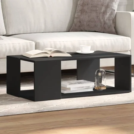 Mesa de centro madera de ingeniería negra 89,5x48x30 cm de , Mesas de centro - Ref: Foro24-848151, Precio: 51,53 €, Descuento: %