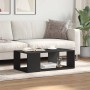 Mesa de centro madera de ingeniería negra 89,5x48x30 cm de , Mesas de centro - Ref: Foro24-848151, Precio: 52,42 €, Descuento: %