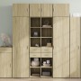 Aparador alto madera de ingeniería roble Sonoma 70x42,5x185 cm de , Aparadores - Ref: Foro24-3281464, Precio: 162,50 €, Descu...