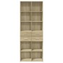 Aparador alto madera de ingeniería roble Sonoma 70x42,5x185 cm de , Aparadores - Ref: Foro24-3281464, Precio: 162,50 €, Descu...