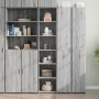 Aparador alto madera de ingeniería gris Sonoma 40x41x185 cm de , Aparadores - Ref: Foro24-3281671, Precio: 88,85 €, Descuento: %