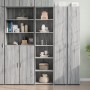 Aparador alto madera de ingeniería gris Sonoma 45x41x185 cm de , Aparadores - Ref: Foro24-3281678, Precio: 95,12 €, Descuento: %