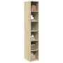 Aparador alto madera de ingeniería roble Sonoma 30x41x185 cm de , Aparadores - Ref: Foro24-846413, Precio: 79,16 €, Descuento: %