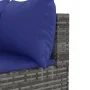 Set de muebles de jardín 7 pzas y cojines ratán sintético gris de , Conjuntos de jardín - Ref: Foro24-3308183, Precio: 467,23...