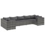 Set de muebles de jardín 7 pzas y cojines ratán sintético gris de , Conjuntos de jardín - Ref: Foro24-3308258, Precio: 477,64...