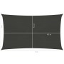 Toldo de vela gris antracita HDPE 160 g/m² 3x5 m de vidaXL, Sombrillas - Ref: Foro24-311074, Precio: 40,81 €, Descuento: %