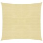 Toldo de vela HDPE beige 160 g/m² 4x4 m de vidaXL, Sombrillas - Ref: Foro24-311111, Precio: 34,75 €, Descuento: %