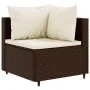 Set muebles de jardín 6 piezas y cojines ratán sintético marrón by , Garden sets - Ref: Foro24-3308169, Price: 468,73 €, Disc...