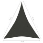 Toldo de vela gris antracita HDPE 160 g/m² 4x5x5 m de vidaXL, Sombrillas - Ref: Foro24-311096, Precio: 34,98 €, Descuento: %