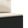 Set muebles de jardín 6 piezas y cojines ratán sintético negro de , Conjuntos de jardín - Ref: Foro24-3308160, Precio: 454,09...