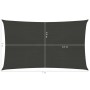 Toldo de vela gris antracita HDPE 160 g/m² 5x7 m de vidaXL, Sombrillas - Ref: Foro24-311082, Precio: 65,93 €, Descuento: %