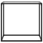 Mesa consola vidrio templado transparente 80x35x75 cm en Mesas auxiliares | Comprar online en Foru.es