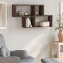 Estante de pared madera ingeniería marrón roble 100x20x53 cm de , Estantes y estanterías - Ref: Foro24-848023, Precio: 49,53 ...