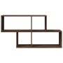 Estante de pared madera ingeniería marrón roble 100x20x53 cm de , Estantes y estanterías - Ref: Foro24-848023, Precio: 49,53 ...