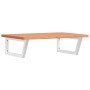Estante de lavabo de pared de acero y madera maciza de haya de , Tocadores de baño - Ref: Foro24-3302450, Precio: 96,84 €, De...