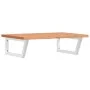 Estante de lavabo de pared de acero y madera maciza de haya de , Tocadores de baño - Ref: Foro24-3302450, Precio: 92,24 €, De...
