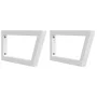 Estante de lavabo de pared de acero y madera maciza de haya de , Tocadores de baño - Ref: Foro24-3302450, Precio: 92,24 €, De...
