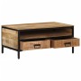 Mesa de centro de madera maciza de mango rugosa 90x50x30 cm de , Mesas de centro - Ref: Foro24-374064, Precio: 130,15 €, Desc...