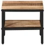 Mesa de centro de madera maciza de mango rugosa 35x35x30 cm de , Mesas de centro - Ref: Foro24-374066, Precio: 54,99 €, Descu...