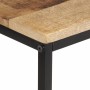 Mesa consola madera maciza de mango rugosa 70x35x70 cm de , Mesas auxiliares - Ref: Foro24-374070, Precio: 93,36 €, Descuento: %