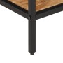 Mesa consola madera maciza de mango rugosa 70x35x70 cm de , Mesas auxiliares - Ref: Foro24-374070, Precio: 93,36 €, Descuento: %
