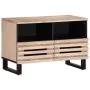 Mueble de TV madera maciza de mango blanco 70x34x46 cm de , Almacenamiento para CD y DVD - Ref: Foro24-377444, Precio: 67,52 ...