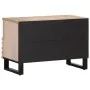 Mueble de TV madera maciza de mango blanco 70x34x46 cm de , Almacenamiento para CD y DVD - Ref: Foro24-377444, Precio: 67,52 ...