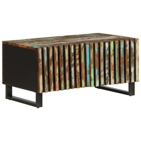 Mesa de centro madera maciza de acacia 80x51x40 cm de , Mesas de centro - Ref: Foro24-377465, Precio: 108,74 €, Descuento: %