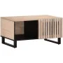 Mesa de centro de madera maciza de mango blanca 80x51x40 cm de , Mesas de centro - Ref: Foro24-377459, Precio: 76,28 €, Descu...
