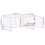 Mesa de centro de madera maciza de mango blanca 80x51x40 cm de , Mesas de centro - Ref: Foro24-377459, Precio: 76,28 €, Descu...