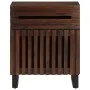 Mesita de noche madera maciza mango marrón 50x34x60 cm by , Nightstands - Ref: Foro24-377478, Price: 85,74 €, Discount: %