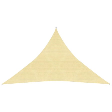 Toldo de vela HDPE beige 160 g/m² 4x4x5,8 m de vidaXL, Sombrillas - Ref: Foro24-311149, Precio: 24,95 €, Descuento: %