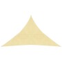 Toldo de vela HDPE beige 160 g/m² 4x4x5,8 m de vidaXL, Sombrillas - Ref: Foro24-311149, Precio: 24,95 €, Descuento: %