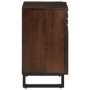 Mesita de noche madera maciza mango marrón 50x34x60 cm de , Mesitas de noche - Ref: Foro24-377478, Precio: 86,91 €, Descuento: %
