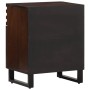 Mesita de noche madera maciza mango marrón 50x34x60 cm de , Mesitas de noche - Ref: Foro24-377478, Precio: 86,91 €, Descuento: %