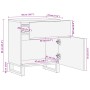 Mesita de noche madera maciza mango marrón 50x34x60 cm de , Mesitas de noche - Ref: Foro24-377478, Precio: 86,91 €, Descuento: %