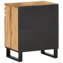 Mesita de noche madera maciza de acacia 50x34x60 cm de , Mesitas de noche - Ref: Foro24-377492, Precio: 77,62 €, Descuento: %